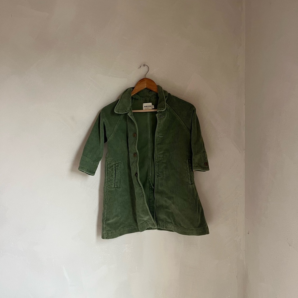 Rudy Jude Green Bean Cord Duster